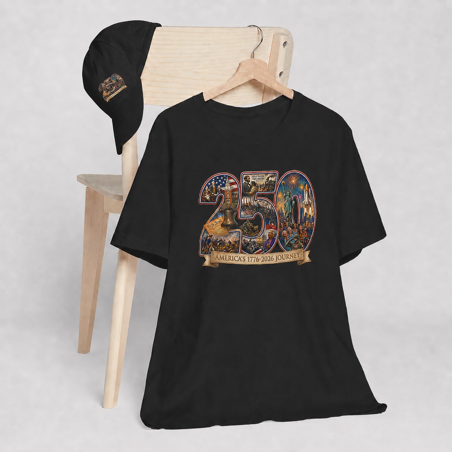 250th Anniversary America Journey Graphic Tee — “America’s 1776–2026 Journey” Commemorative T‑Shirt