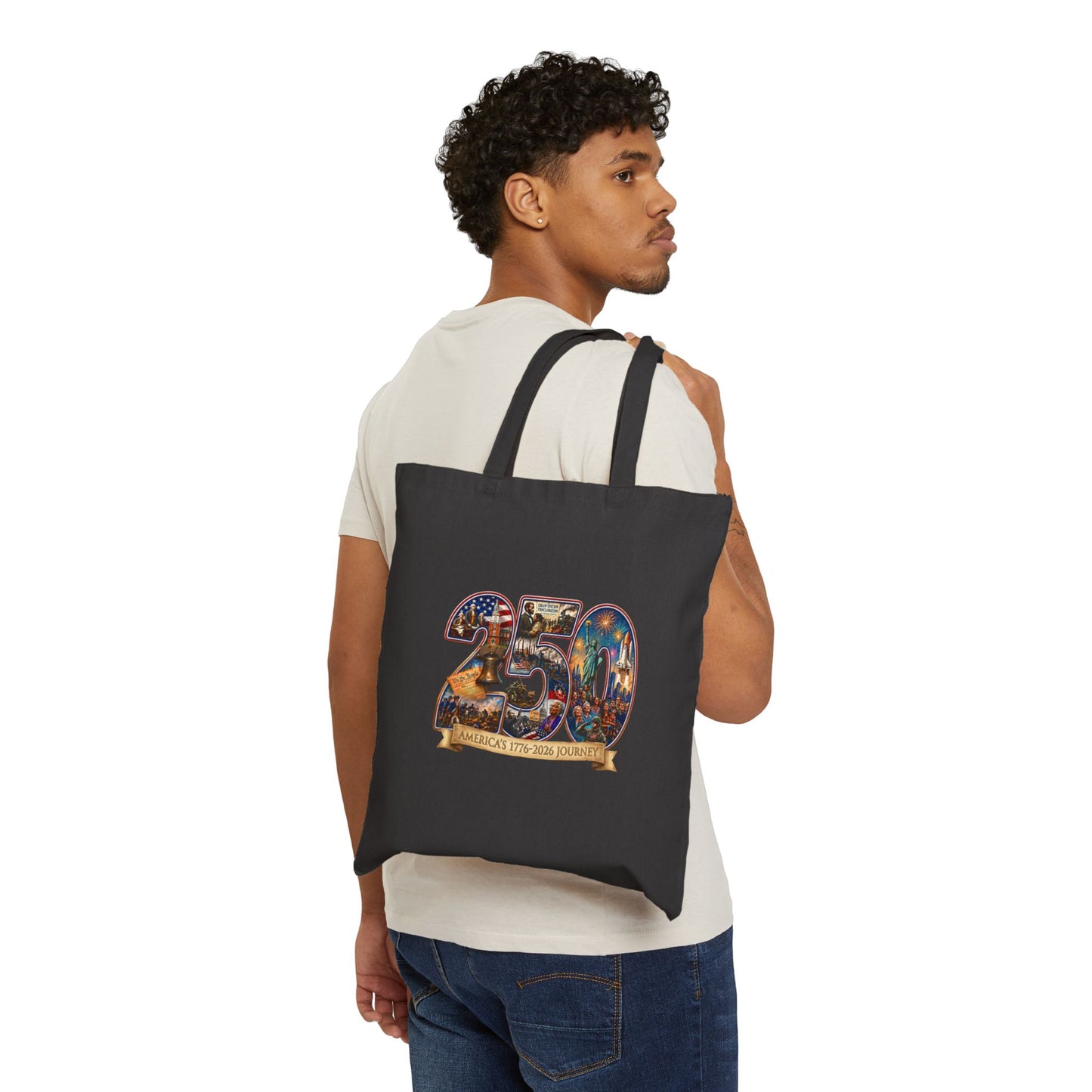 25th Anniversary Tote Bag – Commemorative 25 Years Celebration Cotton Canvas Tote